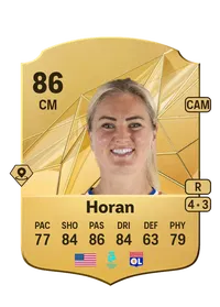 Lindsey Horan Rare 86 Overall Rating