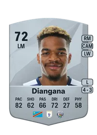 Grady Diangana Common 72 Overall Rating