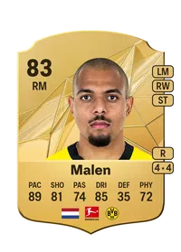 Donyell Malen Rare 83 Overall Rating