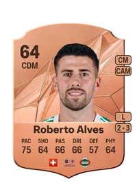 Roberto Alves Rare 64 Overall Rating