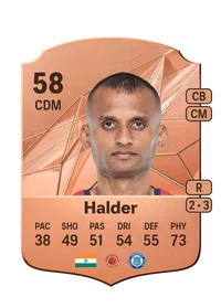 Pronay Halder Rare 58 Overall Rating