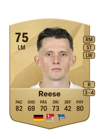 Fabian Reese Common 75 Overall Rating