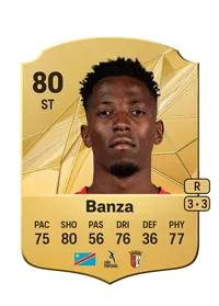 Simon Banza Rare 80 Overall Rating