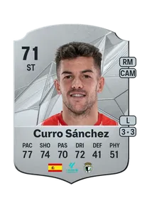 Curro Sánchez Rare 71 Overall Rating