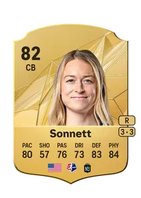 Emily Sonnett Rare 82 Overall Rating