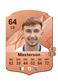 Conor Masterson Rare 64 Overall Rating