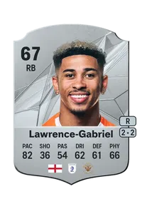 Jordan Lawrence-Gabriel Rare 67 Overall Rating