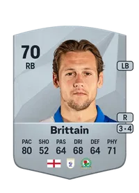 Callum Brittain Common 70 Overall Rating