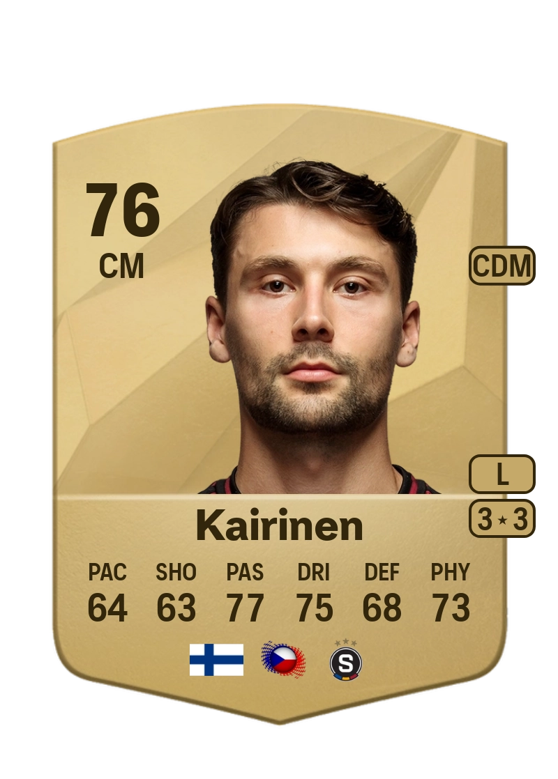 Kaan Kairinen Common 76 Overall Rating