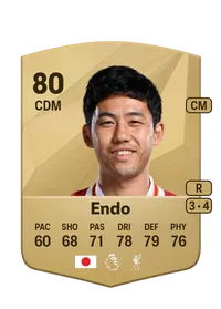 Wataru Endo Common 80 Overall Rating