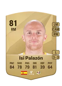 Isi Palazón Common 81 Overall Rating