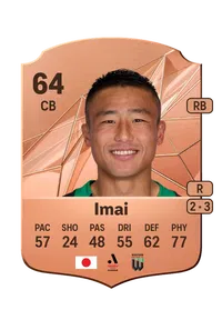 Tomoki Imai Rare 64 Overall Rating