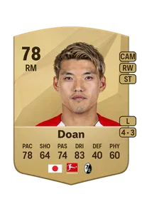 Ritsu Doan Common 78 Overall Rating