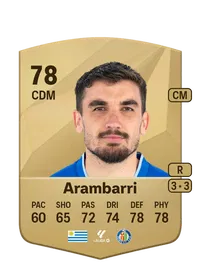 Mauro Arambarri Common 78 Overall Rating