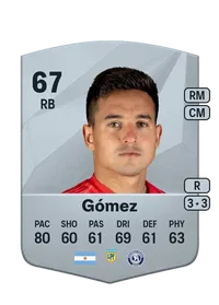 Luciano Gómez Common 67 Overall Rating