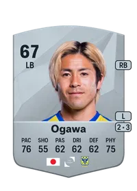 Ryoya Ogawa Common 67 Overall Rating