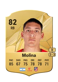 Nahuel Molina Rare 82 Overall Rating