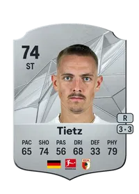 Phillip Tietz Rare 74 Overall Rating