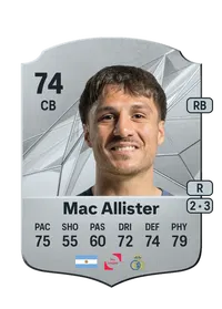 Kevin Mac Allister Rare 74 Overall Rating