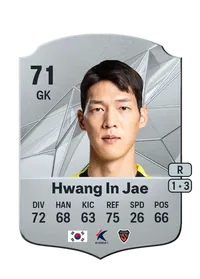 Hwang In Jae Rare 71 Overall Rating