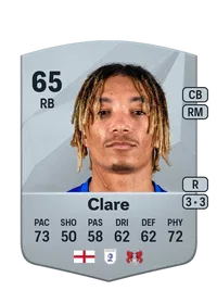 Sean Clare Common 65 Overall Rating