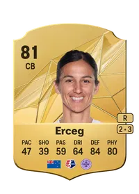 Abby Erceg Rare 81 Overall Rating