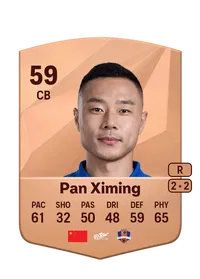 Pan Ximing Common 59 Overall Rating