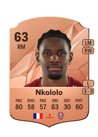 Béni Nkololo Rare 63 Overall Rating