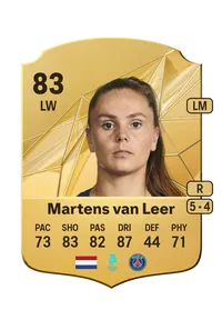 Lieke Martens van Leer Rare 83 Overall Rating