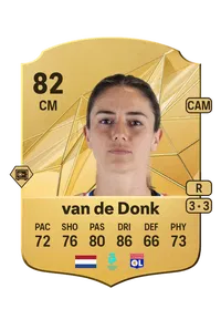 Daniëlle van de Donk Rare 82 Overall Rating