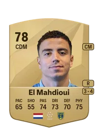 Aschraf El Mahdioui Common 78 Overall Rating