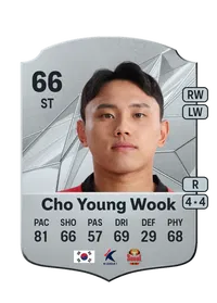 Cho Young Wook Rare 66 Overall Rating