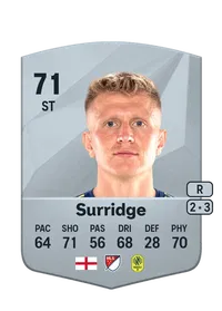 Sam Surridge Common 71 Overall Rating