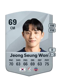 Jeong Seung Won Common 69 Overall Rating