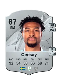 Joseph Ceesay Rare 67 Overall Rating