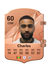 Ashley Charles Rare 60 Overall Rating