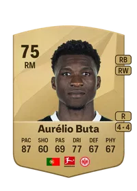 Aurélio Buta Common 75 Overall Rating