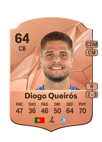 Diogo Queirós Rare 64 Overall Rating