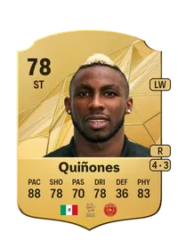 Julian Quiñones Rare 78 Overall Rating