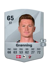 Sebastian Grønning Common 65 Overall Rating