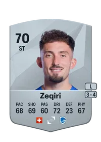 Andi Zeqiri Common 70 Overall Rating