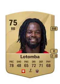 Jordan Lotomba Common 75 Overall Rating