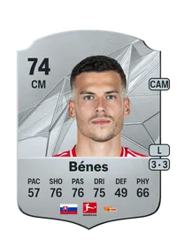 László Bénes Rare 74 Overall Rating