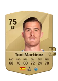 Toni Martínez Common 75 Overall Rating