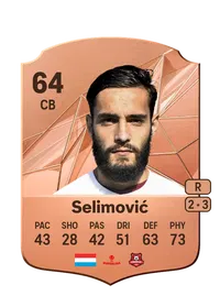 Vahid Selimović Rare 64 Overall Rating