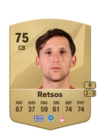 Panagiotis Retsos Common 75 Overall Rating