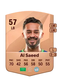 Mohammed Al Saeed Common 57 Overall Rating