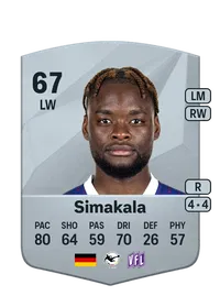 Ba-Muaka Simakala Common 67 Overall Rating