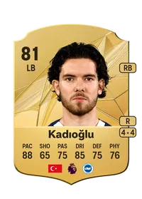 Ferdi Kadıoğlu Rare 81 Overall Rating