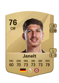 Vitaly Janelt Common 76 Overall Rating